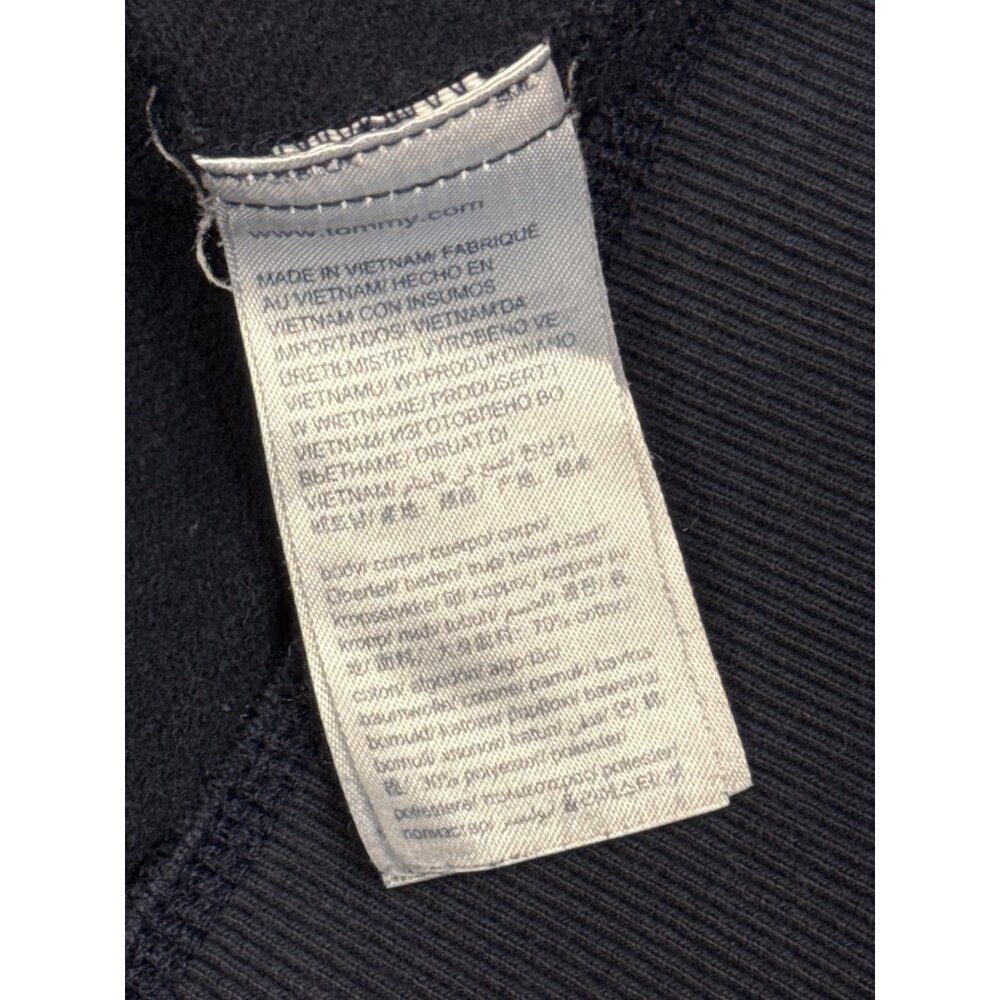 Tommy Hilfiger Quinn Men's Hoodie Sweatshirt Flag Blue Magnetic Close Medium - Picture 10 of 11